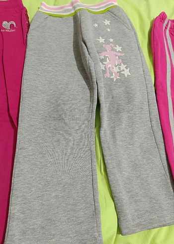 3 tane Kız Çocuk alt eşofman - Görsel 7