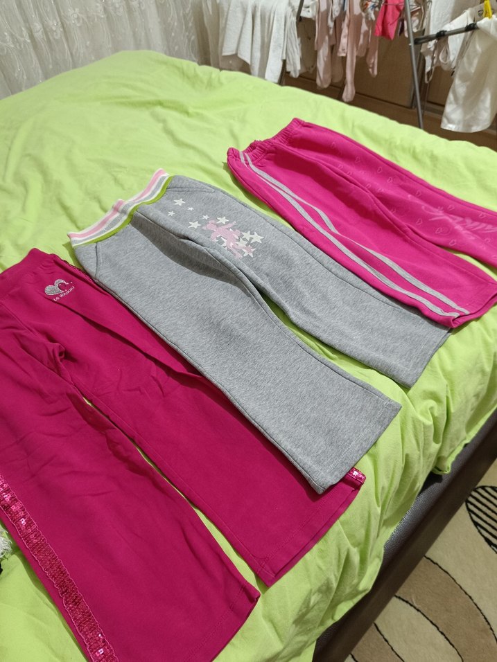 3 tane Kız Çocuk alt eşofman - Görsel 5