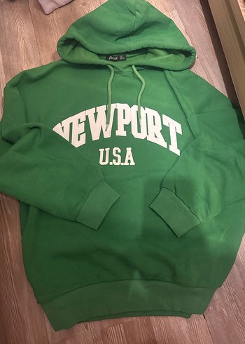 l Beden Rahat Kesim Kapüşonlu Kadın Sweatshirt