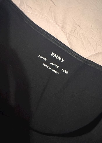 Oysho Siyah Kısa Kollu Crop Top