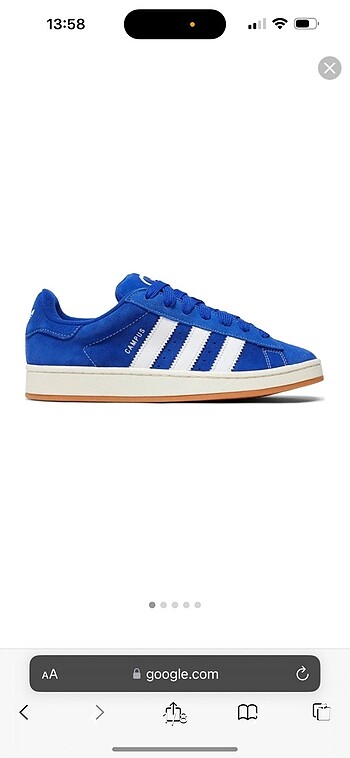 Adidas campus 00s blue sneaker orijinal