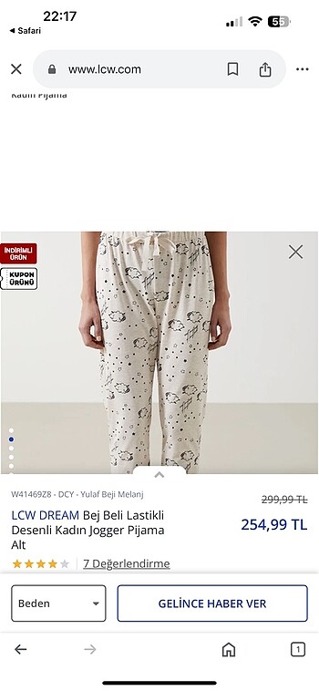 İki adet pijama altı