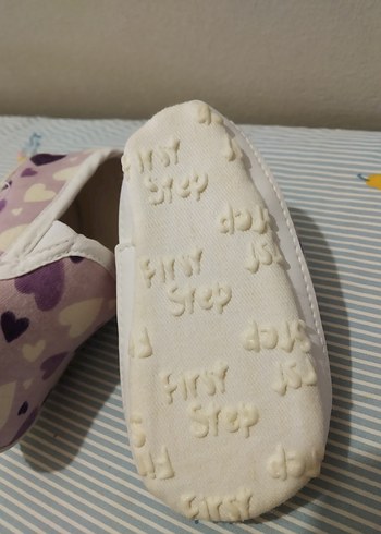 Kız Bebek Beyaz İlk Adım Ayakkabısı