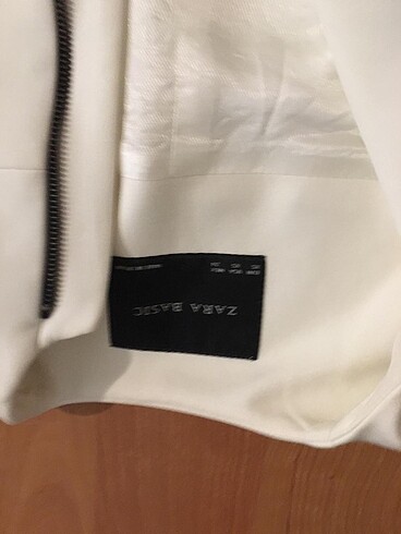 xs Beden beyaz Renk Zara Ceket xs