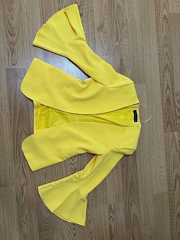 Zara Zara Sarı Ceket