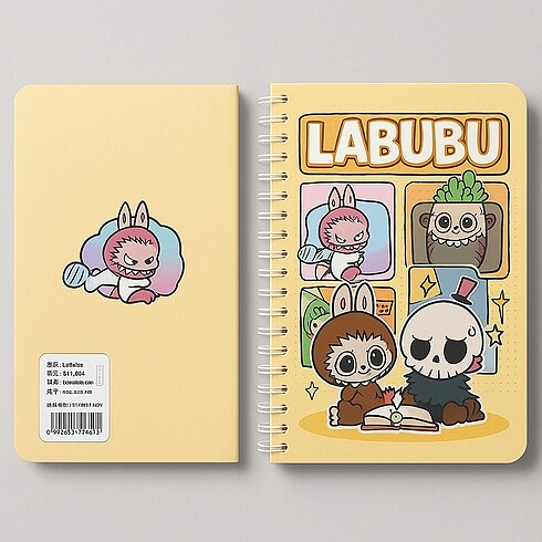  Beden Renk Labubu defter