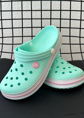 38 Beden turkuaz Renk Crocs Terlik