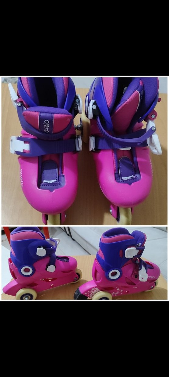 Renkli Pembe Çocuk Patenleri - Görsel 2