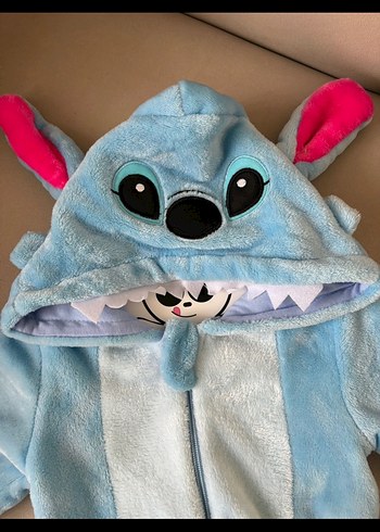 Stitch Kostüm Mavi Bebek Tulum - Görsel 2