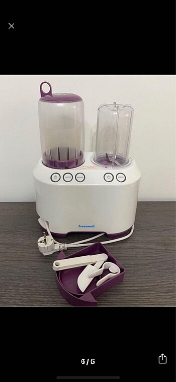 Weewell Haşlama Smothie Stirilize Makinası