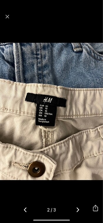 H&M Kot şort
