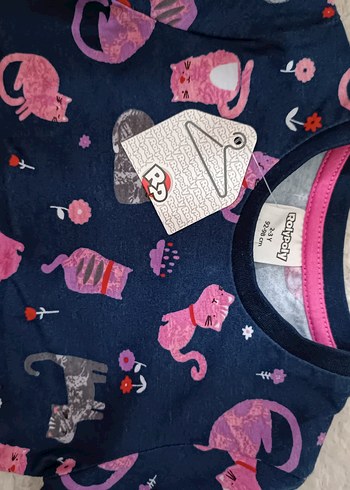 Roly Poly Uzun Kollu Baskılı Kız Bebek pijama Takımı