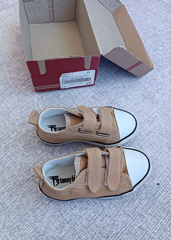 Kız Çocuk Camel Spor Ayakkabı Cırt Cırtlı ışıklı