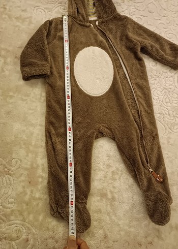 LCW Kahverengi Peluş Bebek Tulum - Görsel 3