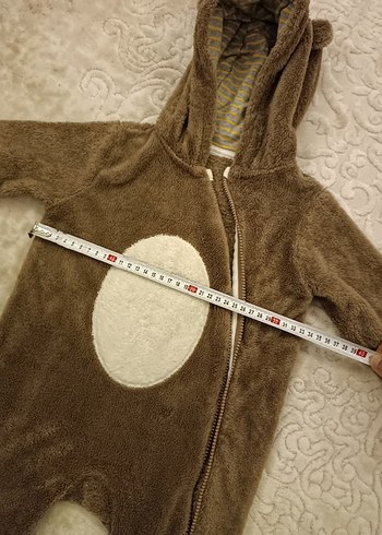 LCW Kahverengi Peluş Bebek Tulum - Görsel 4