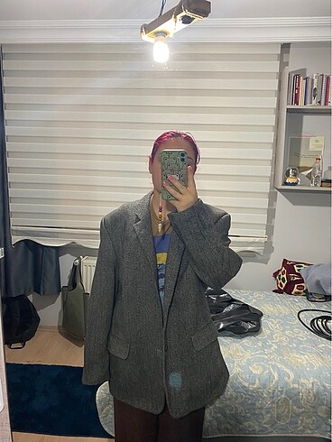 Altınyıldız kaşe blazer
