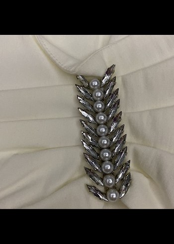 Kirli beyaz  Mini zara Etek - Görsel 2