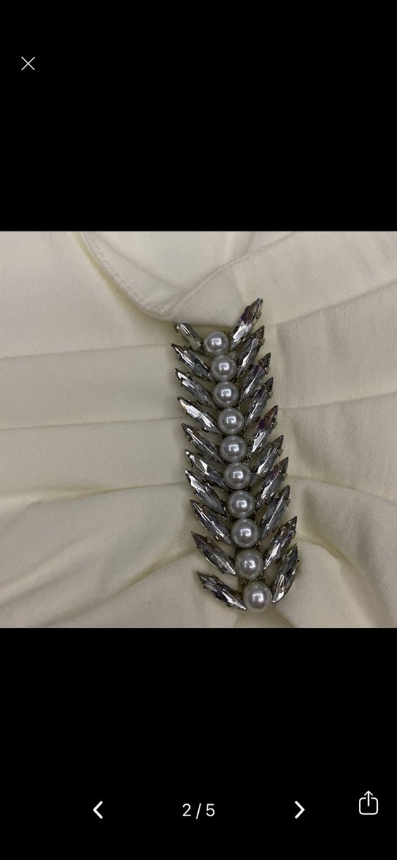 Kirli beyaz  Mini zara Etek - Görsel 2