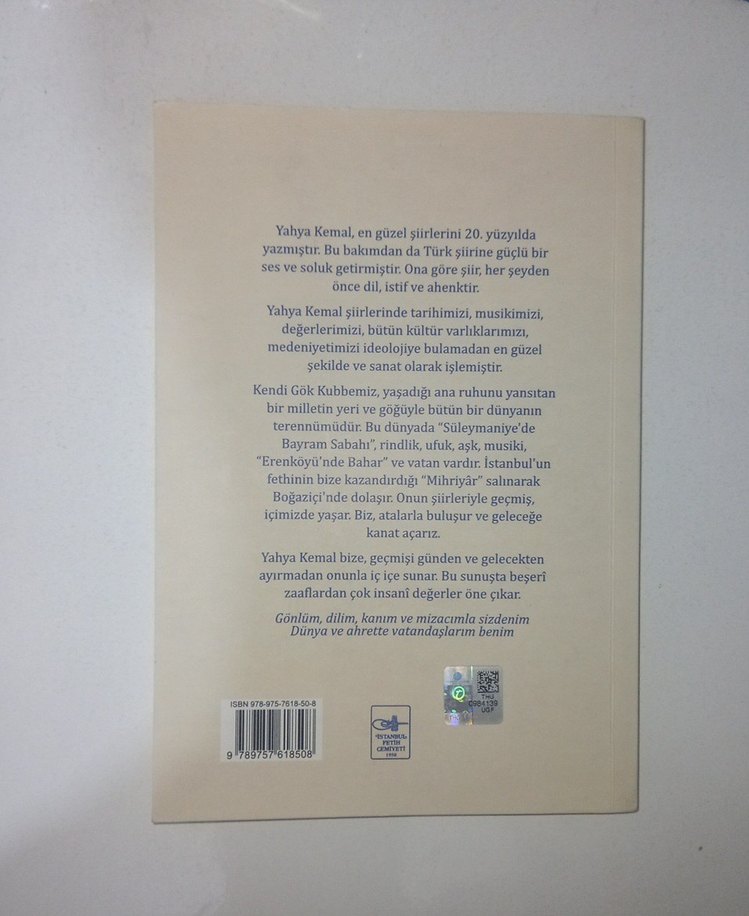 Yahya Kemal - Kendi Gök Kubbemiz - Görsel 2