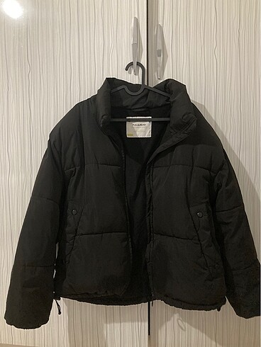 Pull&bear siyah mont