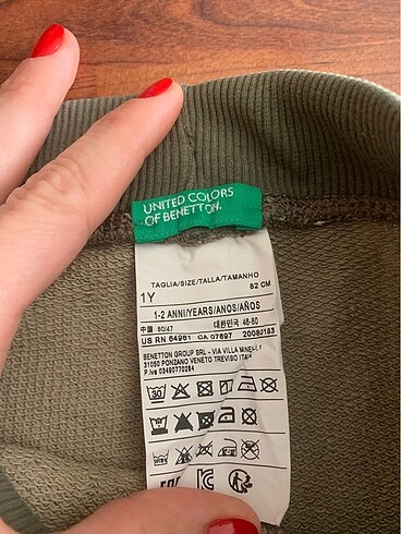 18-24 Ay Beden Benetton bebek pantolon