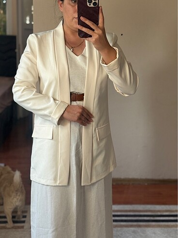 Diğer Krem blazer ceket