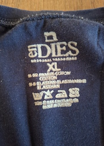 Lacivert V Yaka Kısa Kollu Tişört - Görsel 2