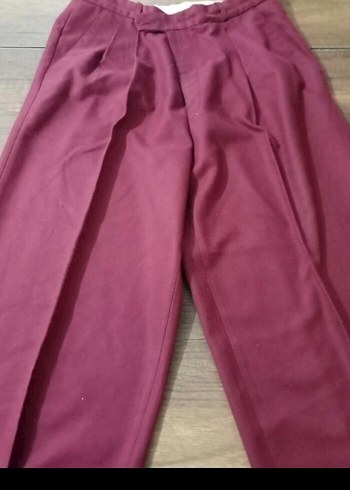 Bordo Düğmeli Takım Elbise - Görsel 7