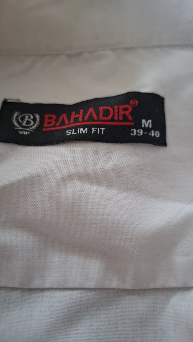 Düğmeli Beyaz  Erkek Gömlek - Görsel 2