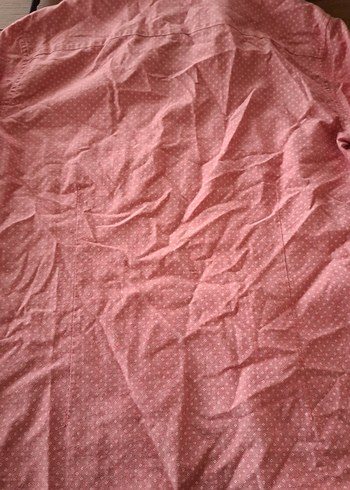 Pembe Çiçekli Uzun Kollu Erkek Gömlek - Görsel 3