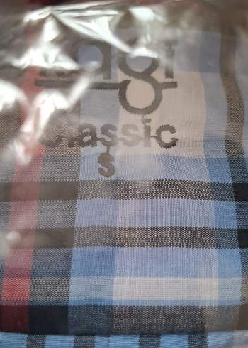 Kısa Kollu Gri Kareli Erkek Gömlek - Görsel 2