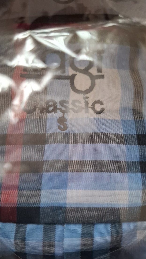 Kısa Kollu Gri Kareli Erkek Gömlek - Görsel 2