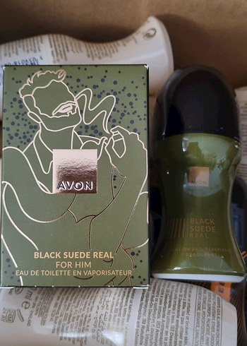 Avon Black Suede Real For Him EDT