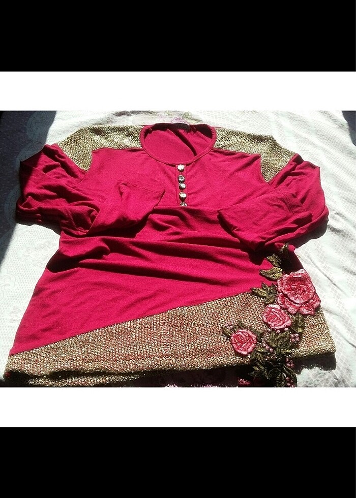 Kırmızı tunik - Görsel 5