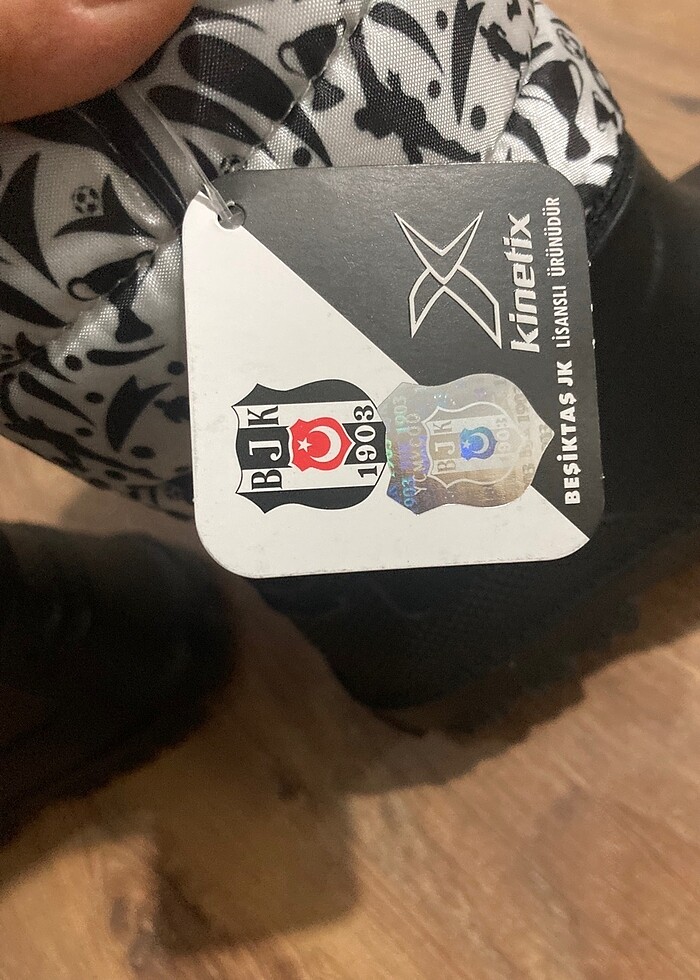 Bjk lisanslı çocuk yağmur çizmesi - Görsel 5