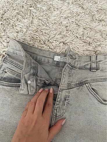 Bershka Bershka gri mini etek