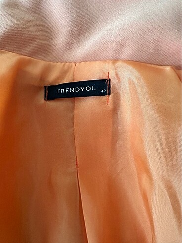42 Beden turuncu Renk Turuncu blazer ceket
