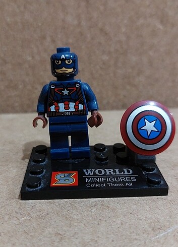 Captain amerika lego figür