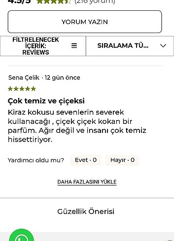 Yves Rocher Yves rocher kiraz çiçeği 100 ml