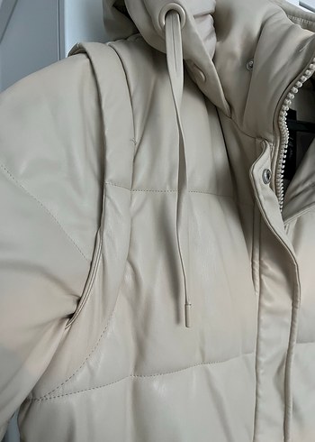 yelek olabilen Kadın Kışlık Mont - Görsel 2