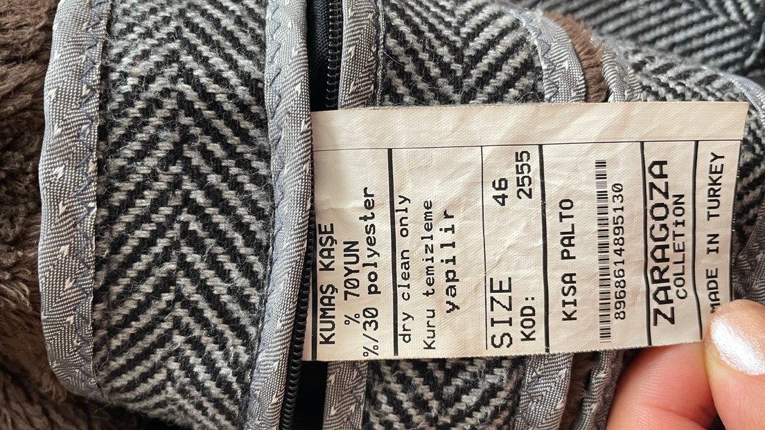 Düğmeli Gri Erkek Midi Kaban - Görsel 4