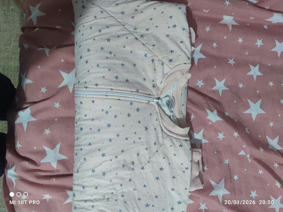 Yıldız Desenli Bebek Uyku Tulumu - Görsel 5