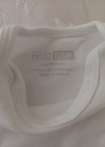 Beyaz Uzun Kollu Bebek Erkek Body - Görsel 2