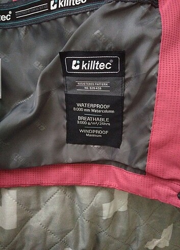 killtec su rüzgar geçirmez spor giyim 