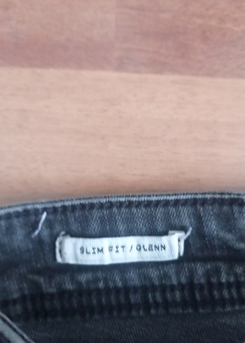 Gri Erkek Kot Pantolon Rahat Kesim - Görsel 3