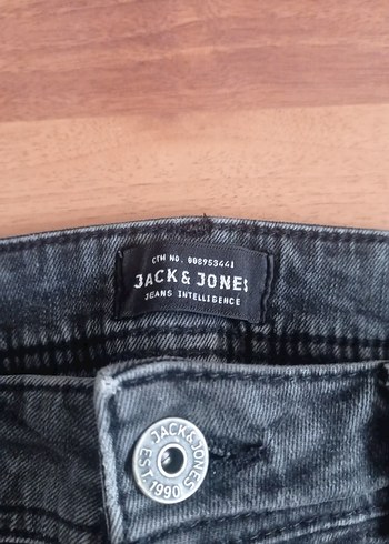 Gri Erkek Kot Pantolon Rahat Kesim - Görsel 2