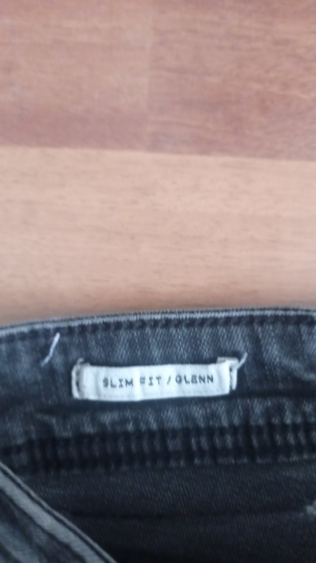 Gri Erkek Kot Pantolon Rahat Kesim - Görsel 3