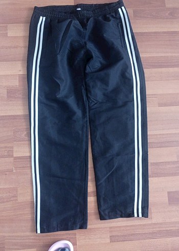 siyah Beyaz şeritli esofman - Görsel 2