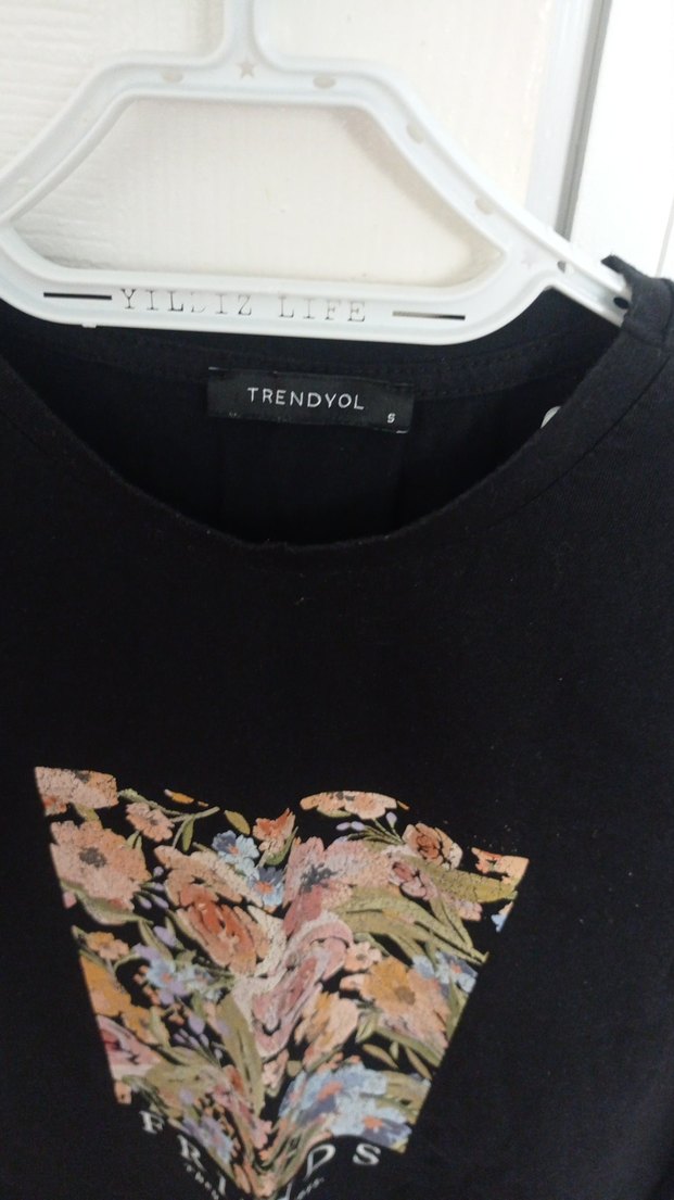 siyah kısa kollu tişört - Görsel 2