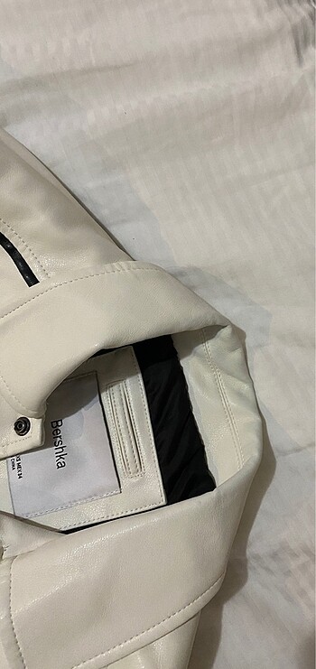 Bershka Bershka deri yarışçı ceket